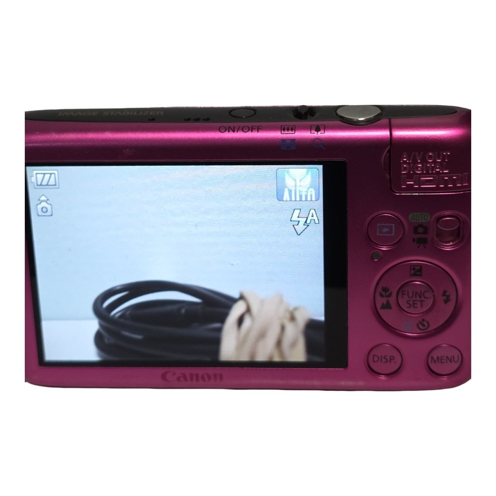 Canon PowerShot SD1400 IS 14.1MP Digital ELPH Camera Pink w/4x Zoom - Picture 6 of 16